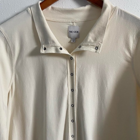 NIC + ZOE PERFECT KNIT SNAP JACKET - Picture 5 of 6